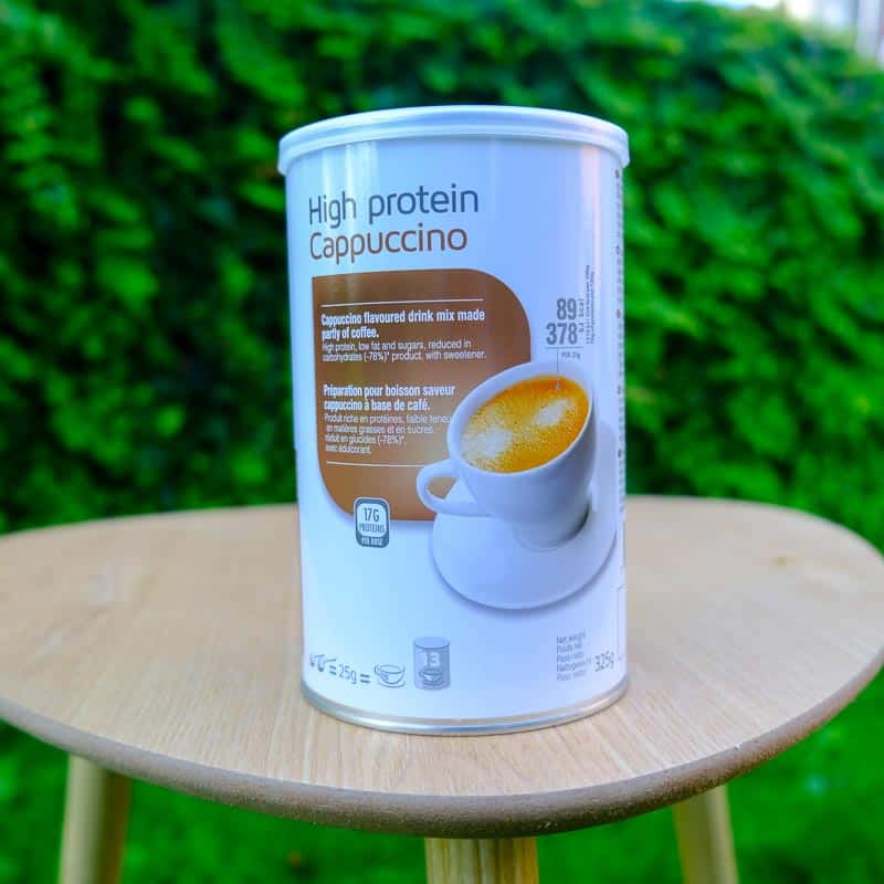 High protein cappuccino